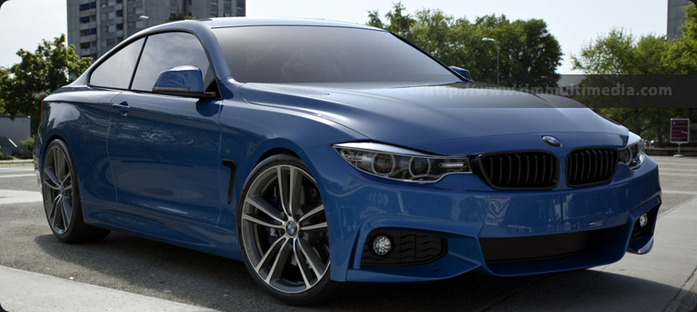 BMW F32 4 Series Coupe - Yas Marina blue