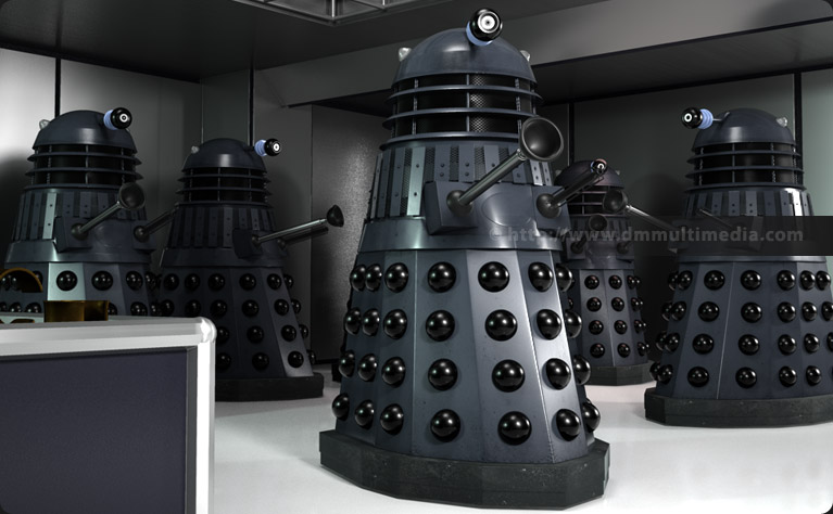 Genesis Dalek in the Kaled bunker