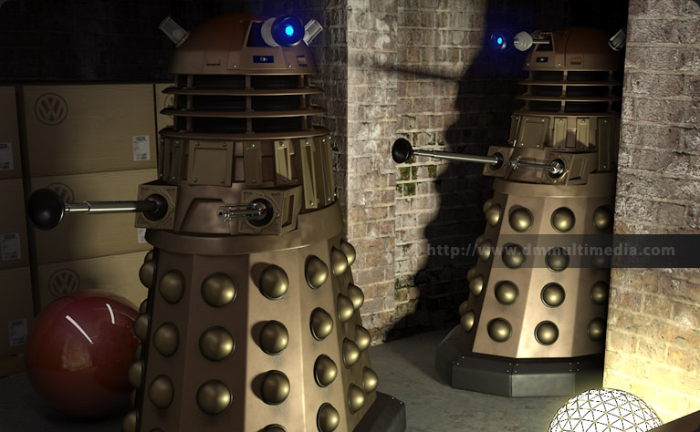 New Series Daleks scene