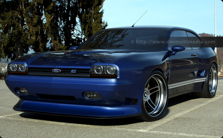 Ford Capri MK IV in Performance Blue