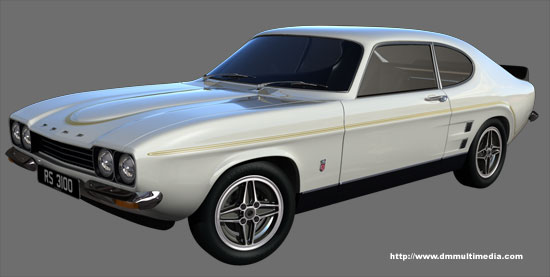 DM Multimedia Ford Capri Mk1 RS3100 RS2600 Work in Progress