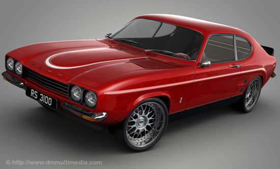 UPDATE New rendering of the Capri MK1 RS3100 in a studio lighting shot