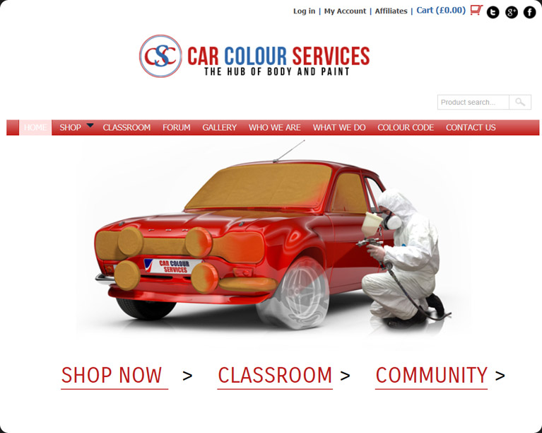Car Colour Serviceswebsite