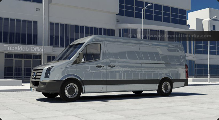 Street scene Volkswagen Crafter