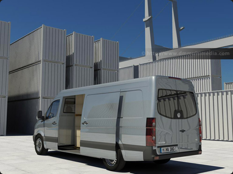 VW Crafter rear view