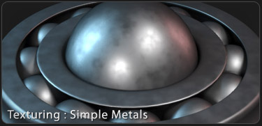 Mental Ray Simmple Metal textures 3DS Max Tutorial