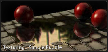 Simple puddletextures 3DS Max Tutorial