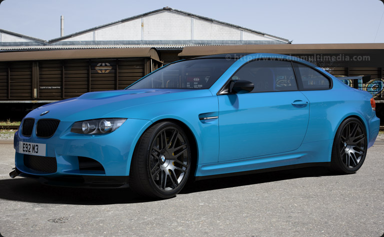 BMW E92 M3 GTS in Blue