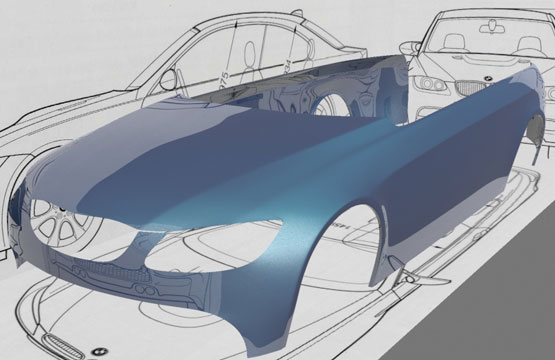 BMW E92 M3 Early render test 