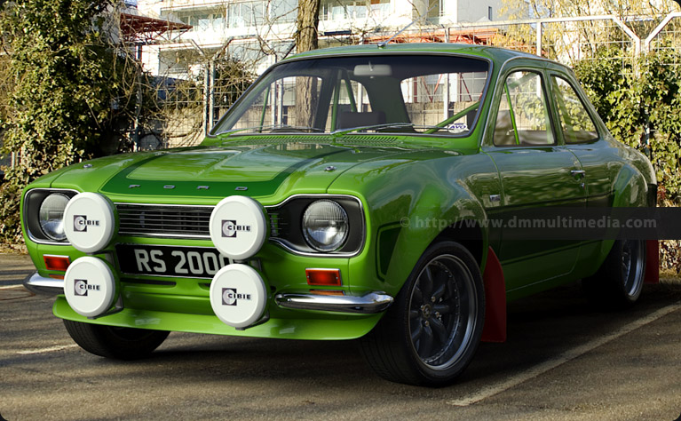 Escort MK1 Le-Mans green