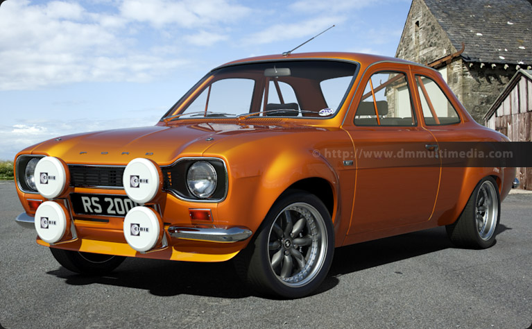 Escort MK1 Big Wing in Orange