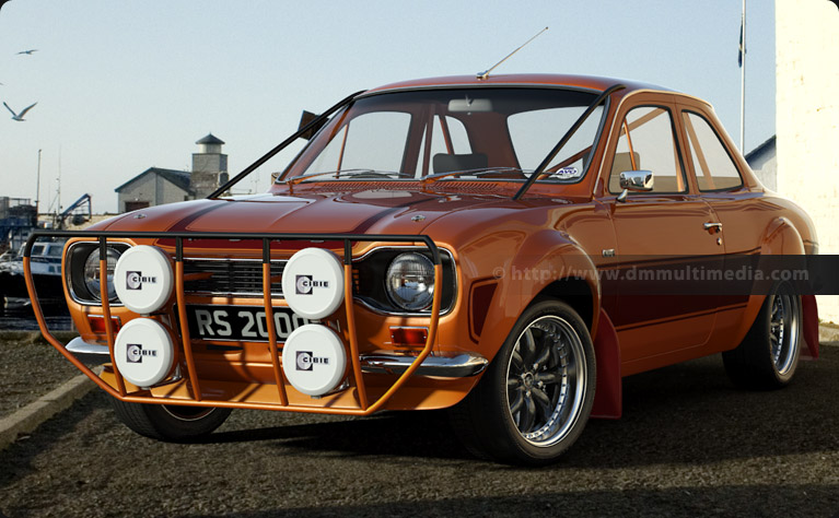 MK1 Escort RS2000 by the seaside