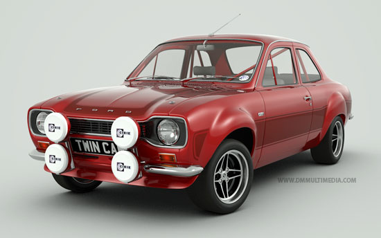 Bigwing Escort MK1 with 7 Alloys Testing a Red colour scheme with 7 RS 