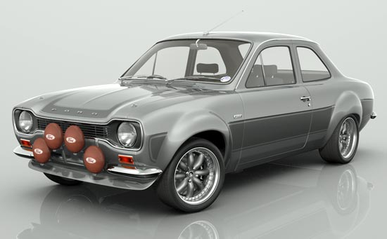 Silver MK1 Escort Rally Spec