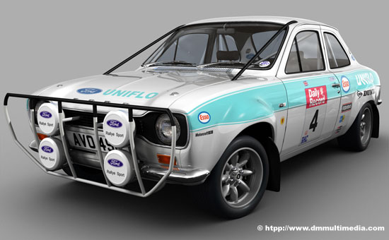 Esso Blue test colour for works Escort MK1