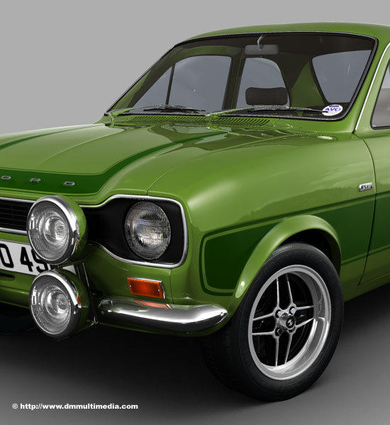 Close up of MK1 Escort RS2000