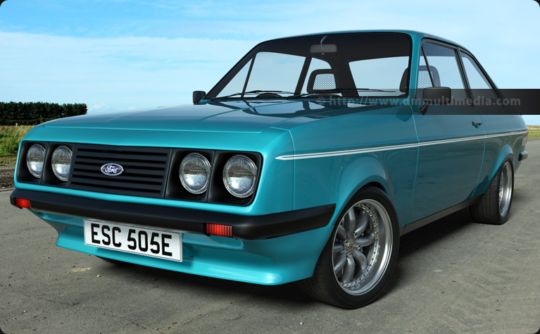 Escort MK2 RS2000 in Light Blue