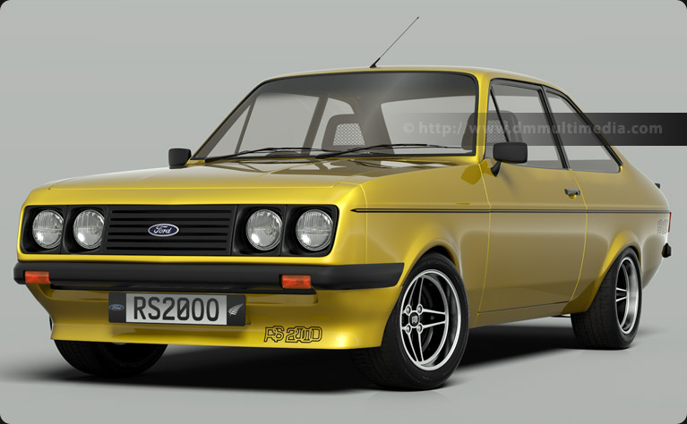 Escort MK2 RS2000 in Signal Yellow