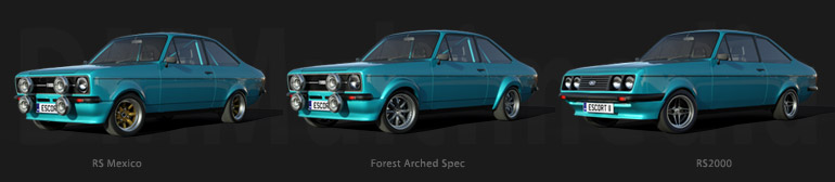 Escort MK2 Variants