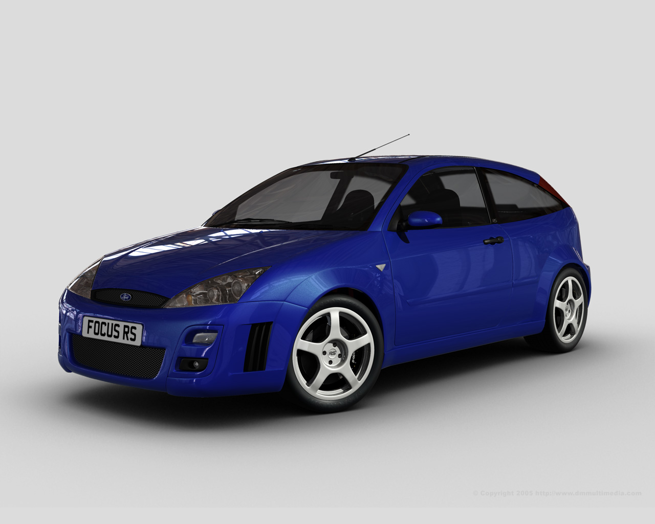 Focus RS in standard blue and OZ Alloys - this image is also available as a 