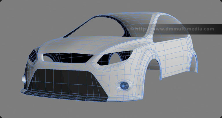  DM Multimedia |  Coches 3D |  Ford Focus RS MK2 |  Focus RS MK2 - taller