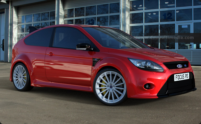 Ford Focus MK2 RS in High Gloss Rosso Red