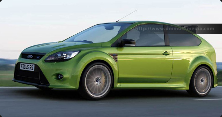 Ford Focus MK2 RS at speed - using HDRI set from SMcars