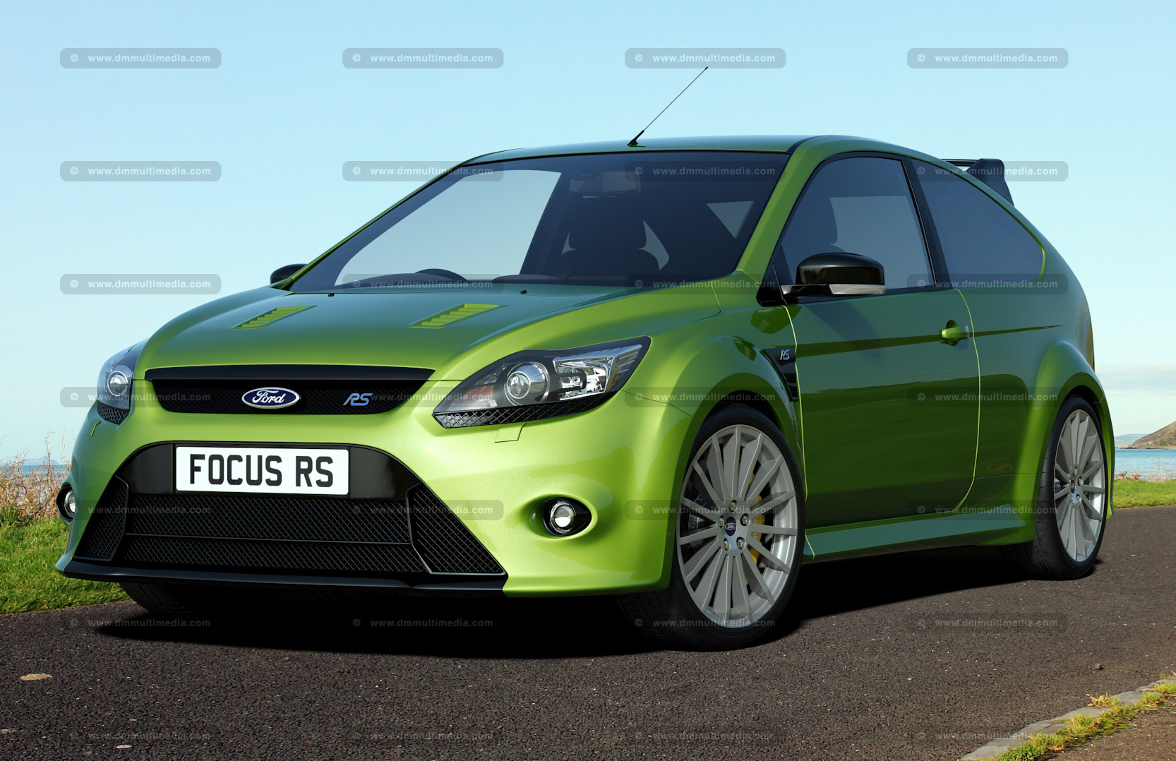 D M Multimedia 3D Cars Ford Focus RS MK2 Focus RS