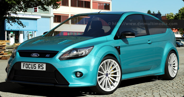 Ford Focus MK2 in light blue