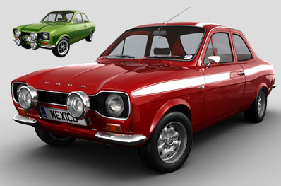 DM Multimedia - 3D Ford Escort RS Mk1, Escort RS Mk2