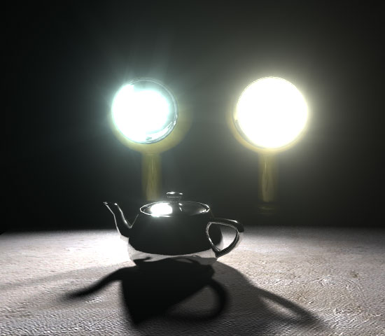 Mental Ray Glare Light Shader