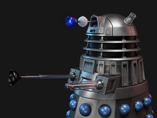Dalek - Metal texture with mental ray Arch&Design