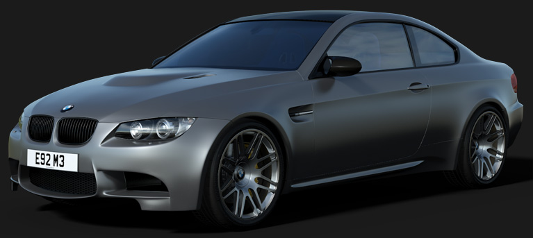 Arch & Design : Base layer Matte finish (like BMW Frozen Silver)