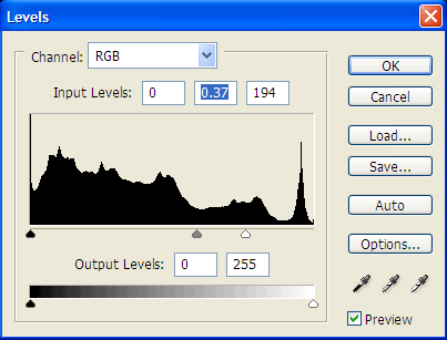 PhotoShop CS adjustments