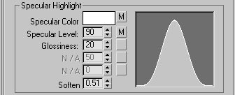 Specular settings