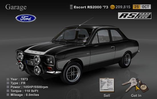 Escort MK1 RS2000 in GT4 What SHOULD have been in Gran Turismo 4 for the