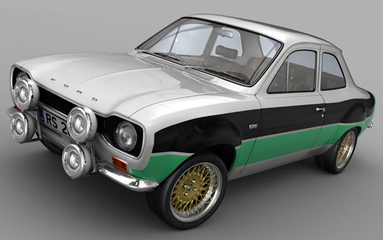 Classic Ford Magazine Project Escort Early Classicford test stripes that