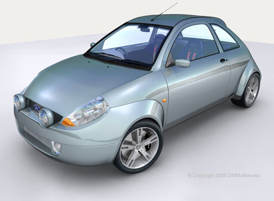 Ford Sport Ka Realistic Lighting Test