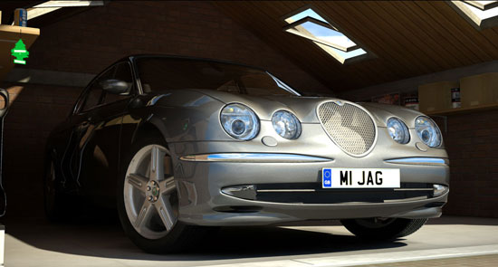 Jaguar S-Type 3d Model