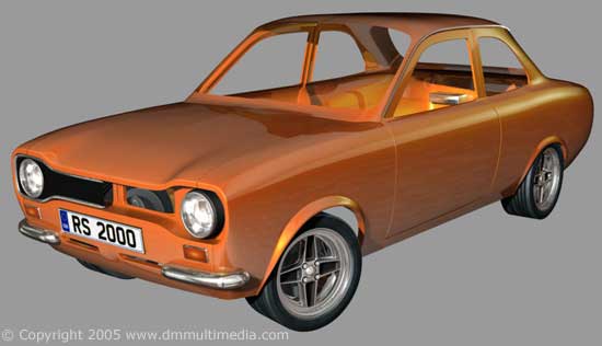 Early initial version of the MK1 Escort RS