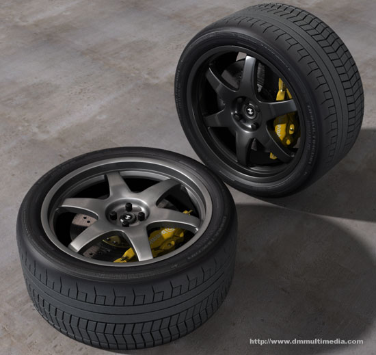 Alloy wheels and tyres