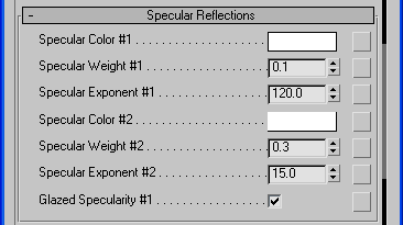 Specular settings for MR Car Paint