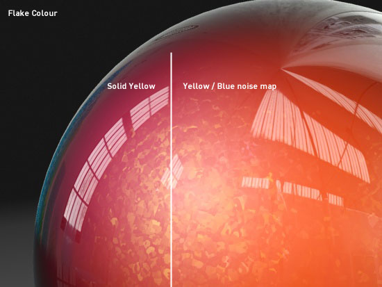 Mental Ray Car Paint Flake Colour