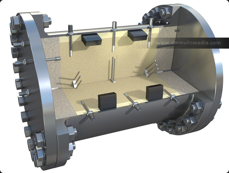 Scientific illustration - FORGE experiment at the Grimsel Test site (GTS)