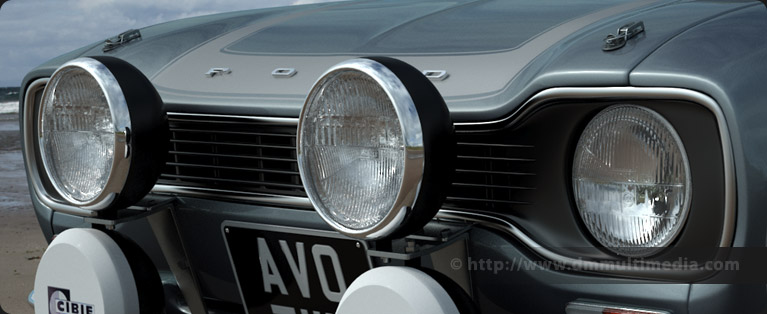 The same headlight (as shown above) on the Escort MK1 RS model