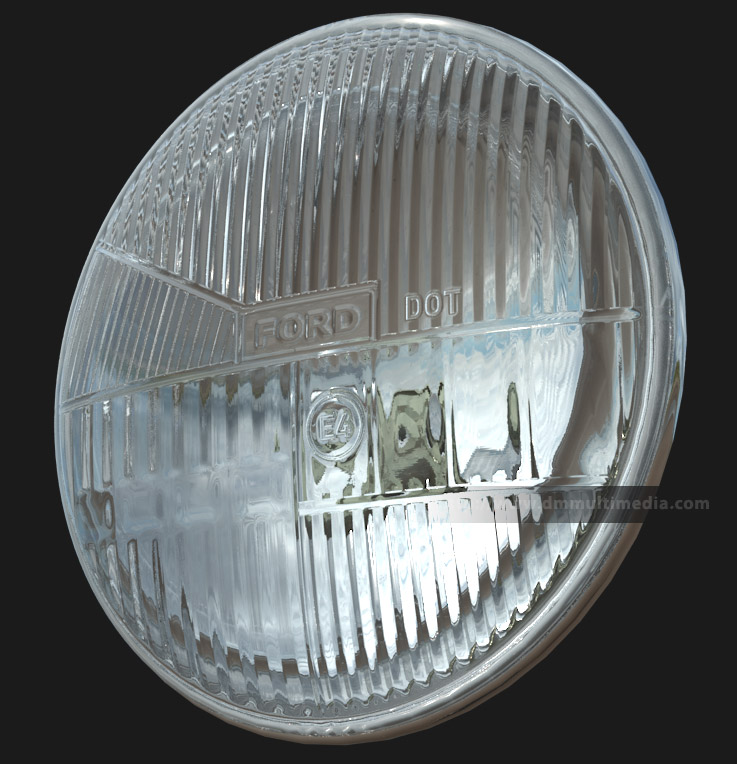 D M Multimedia, 3d tutorials, Headlight - Spherical