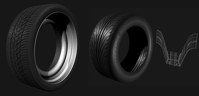 Alternative profile used to create Tyre