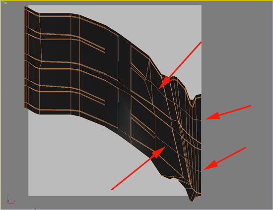 Added Edges for smooth bending effect