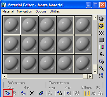 Get Material 3ds Max Material editor