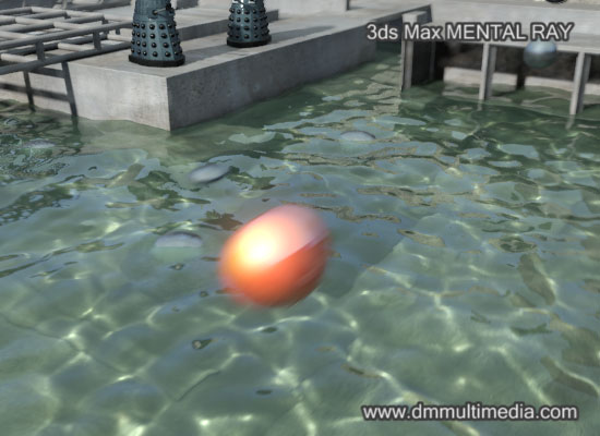 Water and Motion Blur in Mental Ray